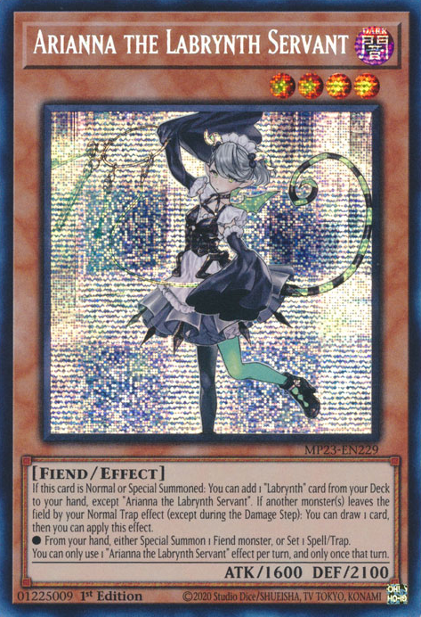 Arianna the Labrynth Servant [MP23-EN229] Prismatic Secret Rare | L.A. Mood Comics and Games