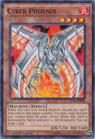 Cyber Phoenix [BP03-EN020] Shatterfoil Rare | L.A. Mood Comics and Games