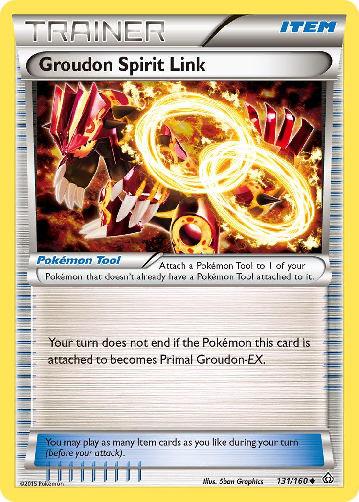 Groudon Spirit Link (131/160) [XY: Primal Clash] | L.A. Mood Comics and Games
