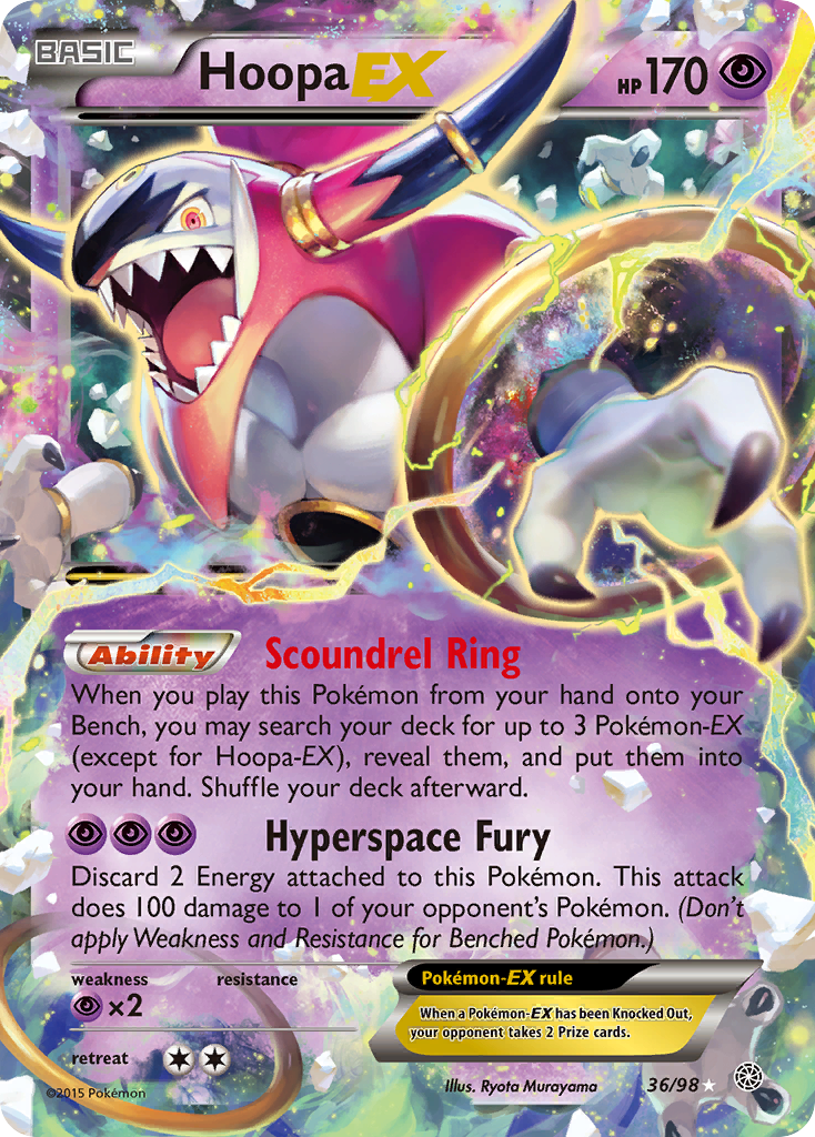 Hoopa EX (36/98) [XY: Ancient Origins] | L.A. Mood Comics and Games