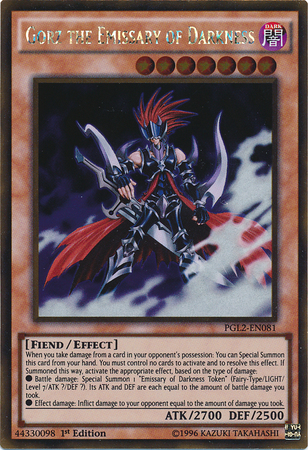 Gorz the Emissary of Darkness [PGL2-EN081] Gold Rare | L.A. Mood Comics and Games