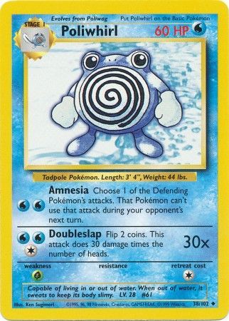 Poliwhirl (38/102) [Base Set Unlimited] | L.A. Mood Comics and Games