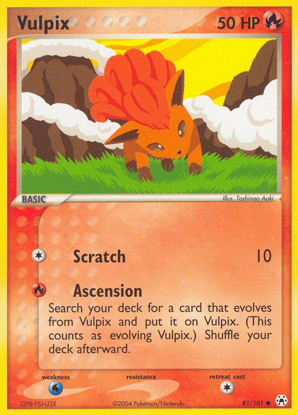 Vulpix (81/101) [EX: Hidden Legends] | L.A. Mood Comics and Games