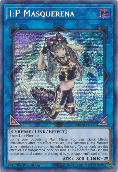 I:P Masquerena [MP20-EN178] Prismatic Secret Rare | L.A. Mood Comics and Games