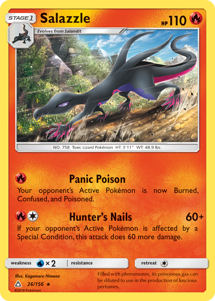 Salazzle (26/156) [Sun & Moon: Ultra Prism] | L.A. Mood Comics and Games