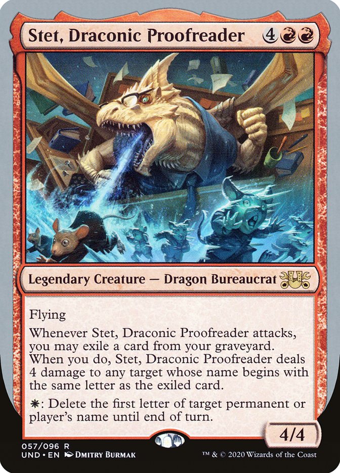 Stet, Draconic Proofreader [Unsanctioned] | L.A. Mood Comics and Games