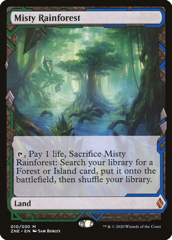 Misty Rainforest (Expeditions) [Zendikar Rising Expeditions] | L.A. Mood Comics and Games