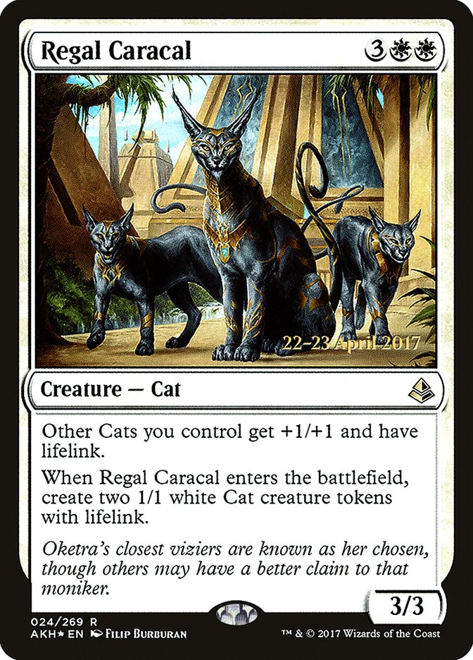 Regal Caracal [Amonkhet Prerelease Promos] | L.A. Mood Comics and Games