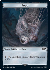Food // Wraith Double-Sided Token [The Lord of the Rings: Tales of Middle-Earth Commander Tokens] | L.A. Mood Comics and Games