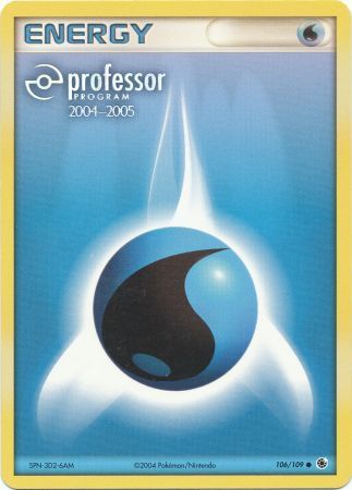 Water Energy (106/109) (2004 2005) [Professor Program Promos] | L.A. Mood Comics and Games