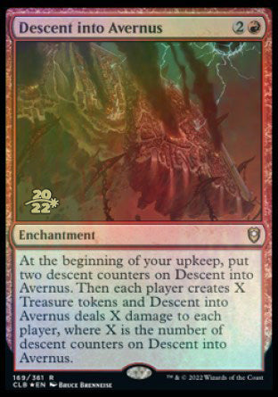 Descent into Avernus [Commander Legends: Battle for Baldur's Gate Prerelease Promos] | L.A. Mood Comics and Games