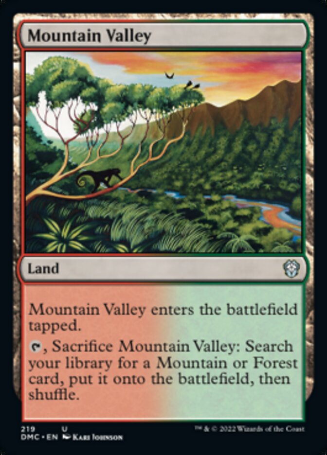 Mountain Valley [Dominaria United Commander] | L.A. Mood Comics and Games