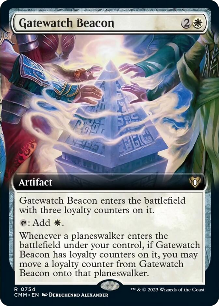 Gatewatch Beacon (Extended Art) [Commander Masters] | L.A. Mood Comics and Games
