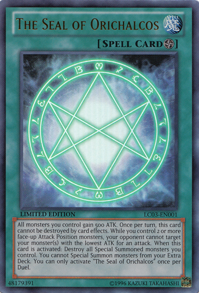 The Seal of Orichalcos [LC03-EN001] Ultra Rare | L.A. Mood Comics and Games