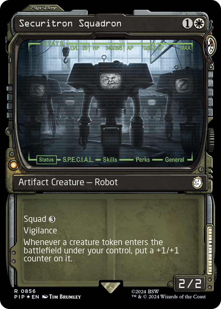 Securitron Squadron (Showcase) (Surge Foil) [Fallout] | L.A. Mood Comics and Games