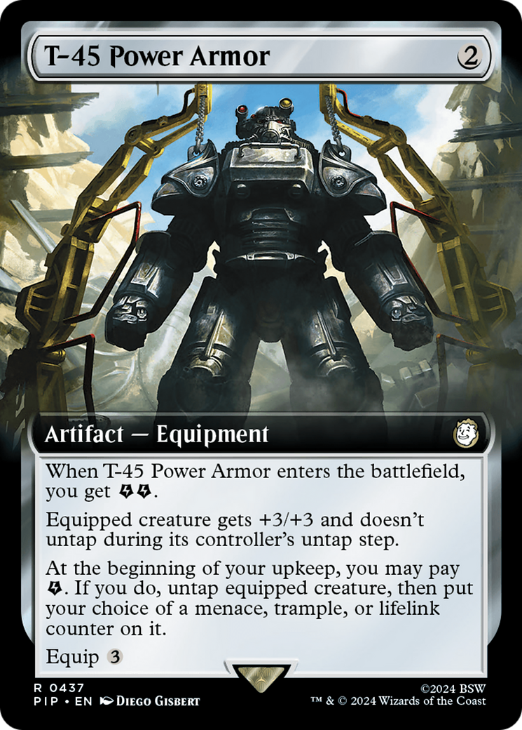 T-45 Power Armor (Extended Art) [Fallout] | L.A. Mood Comics and Games