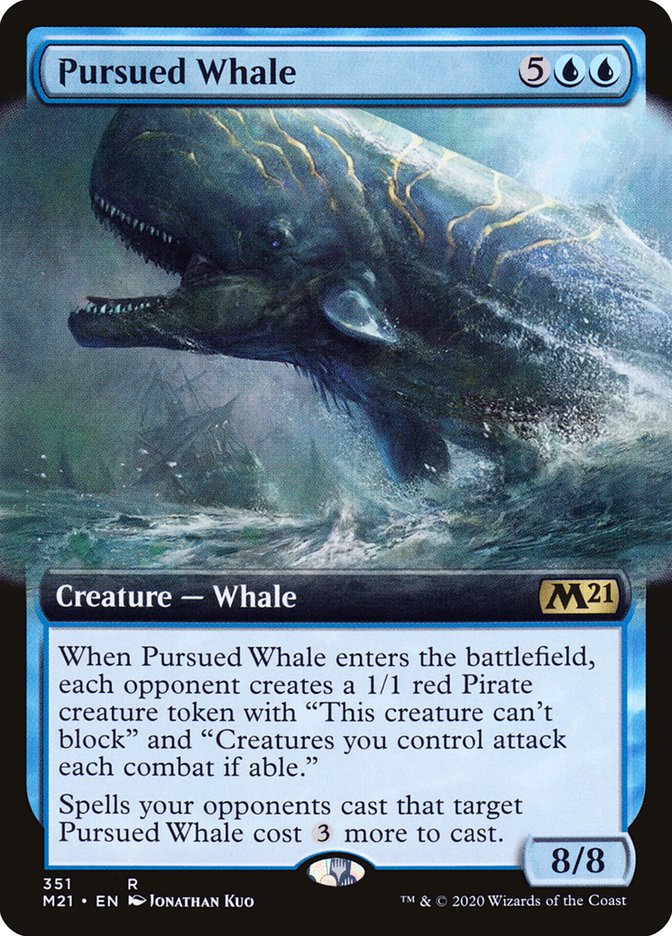 Pursued Whale (Extended Art) [Core Set 2021] | L.A. Mood Comics and Games