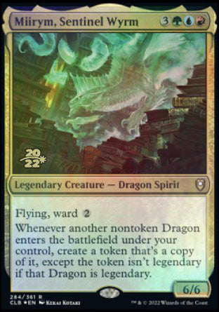 Miirym, Sentinel Wyrm [Commander Legends: Battle for Baldur's Gate Prerelease Promos] | L.A. Mood Comics and Games