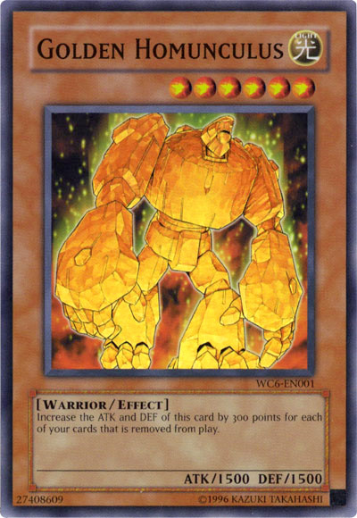 Golden Homunculus [WC6-EN001] Super Rare | L.A. Mood Comics and Games
