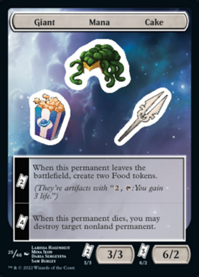 Giant Mana Cake [Unfinity Stickers] | L.A. Mood Comics and Games