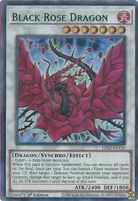 Black Rose Dragon (Green) [LDS2-EN110] Ultra Rare | L.A. Mood Comics and Games