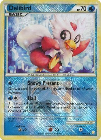 Delibird (39/123) (League Promo) [HeartGold & SoulSilver: Base Set] | L.A. Mood Comics and Games