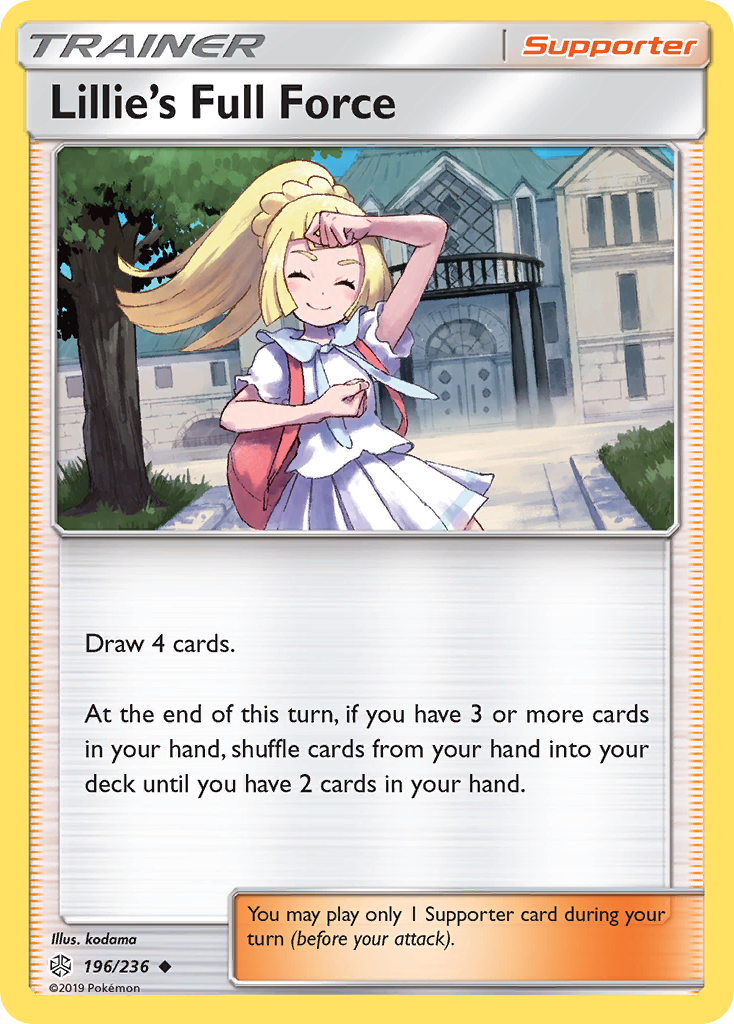 Lillie's Full Force (196/236) [Sun & Moon: Cosmic Eclipse] | L.A. Mood Comics and Games