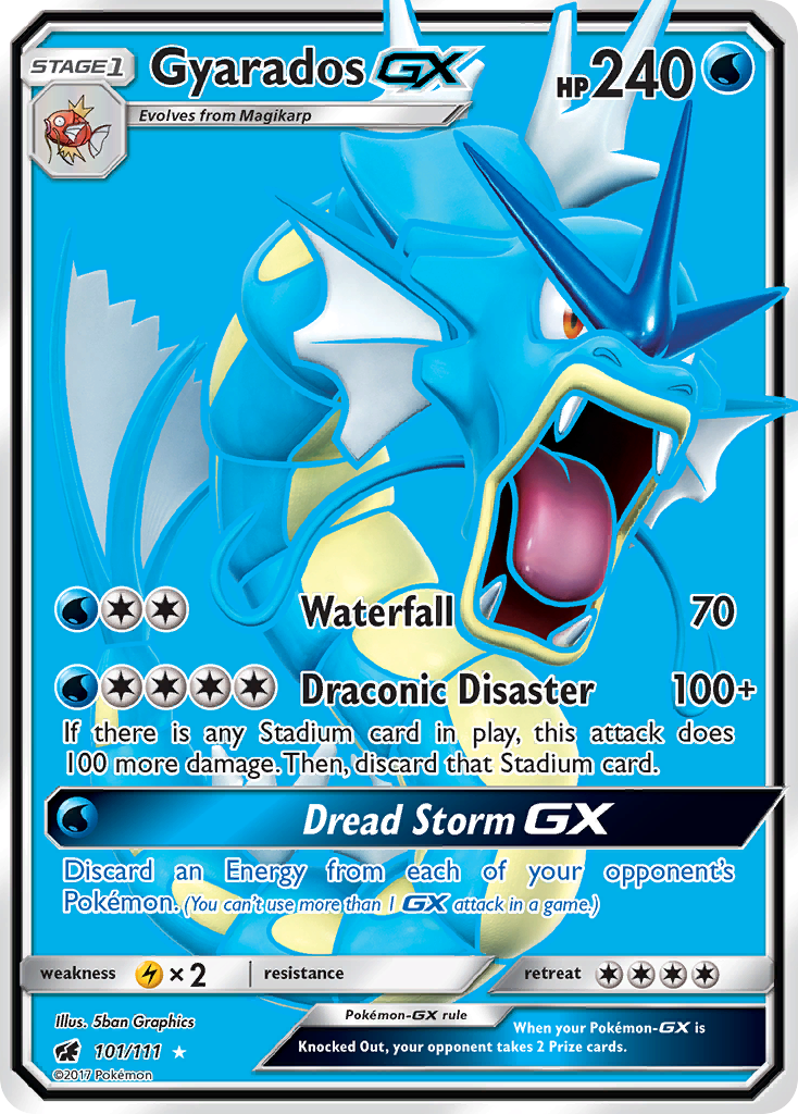 Gyarados GX (101/111) [Sun & Moon: Crimson Invasion] | L.A. Mood Comics and Games