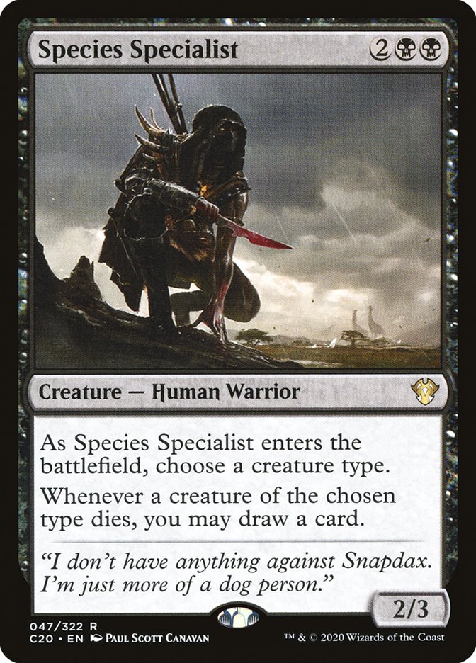 Species Specialist [Commander 2020] | L.A. Mood Comics and Games