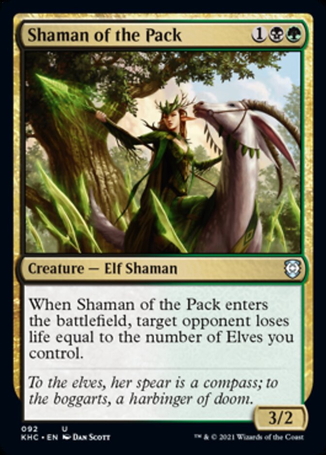 Shaman of the Pack [Kaldheim Commander] | L.A. Mood Comics and Games
