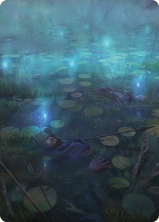 The Dead Marshes Art Card [The Lord of the Rings: Tales of Middle-earth Art Series] | L.A. Mood Comics and Games