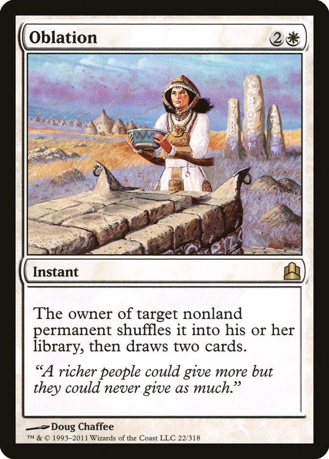 Oblation [Commander 2011] | L.A. Mood Comics and Games