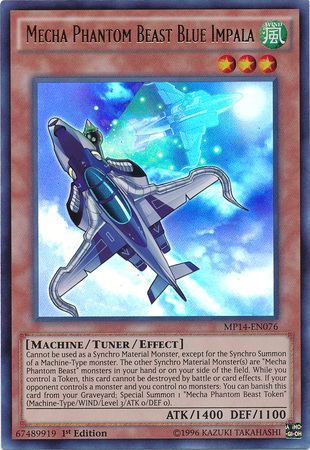 Mecha Phantom Beast Blue Impala [MP14-EN076] Ultra Rare | L.A. Mood Comics and Games