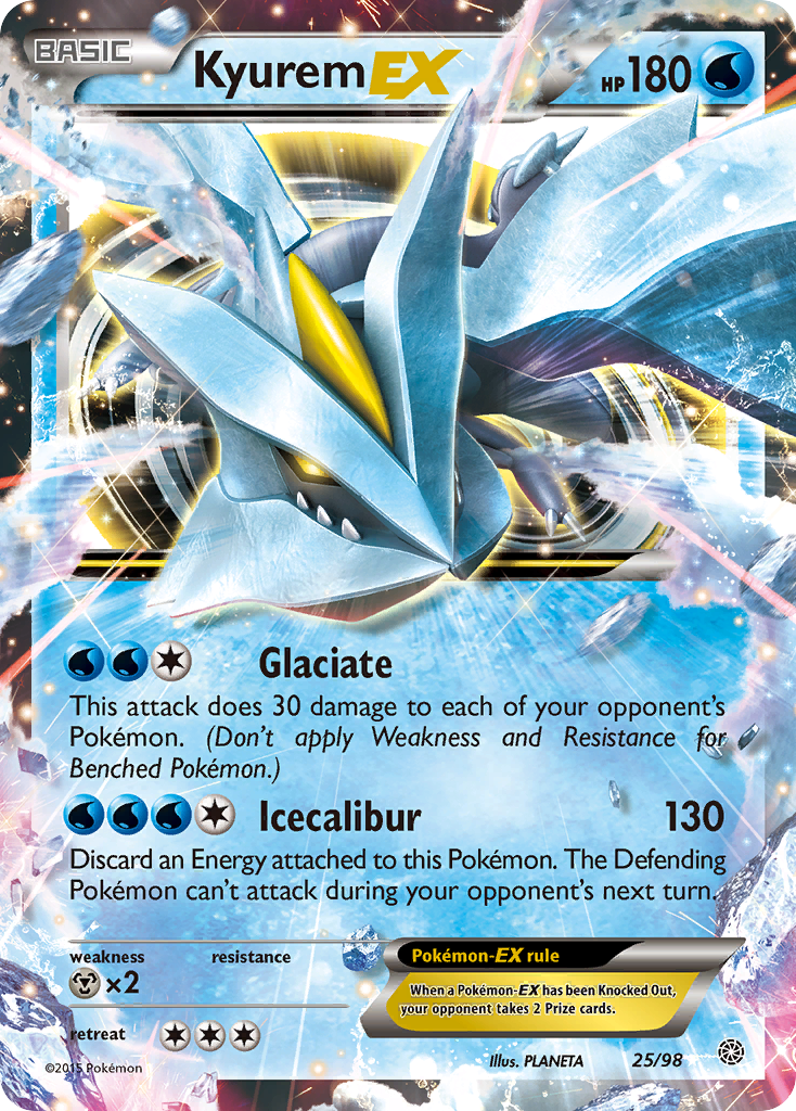 Kyurem EX (25/98) [XY: Ancient Origins] | L.A. Mood Comics and Games