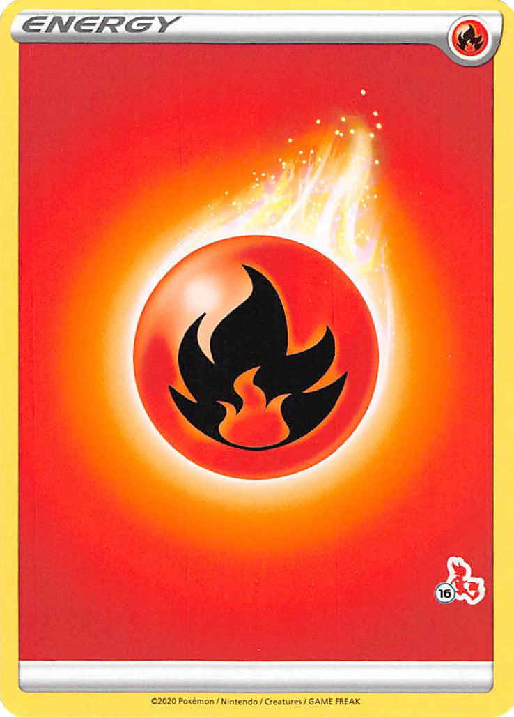 Fire Energy (Cinderace Stamp #16) [Battle Academy 2022] | L.A. Mood Comics and Games