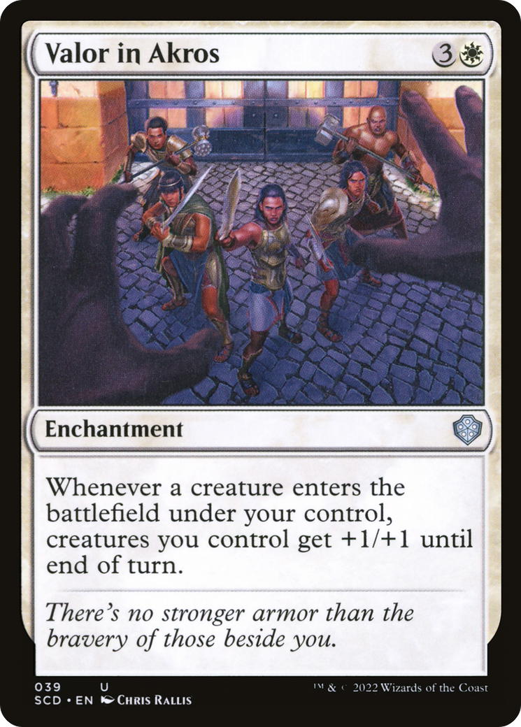 Valor in Akros [Starter Commander Decks] | L.A. Mood Comics and Games