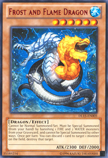 Frost and Flame Dragon (Red) [DL15-EN005] Rare | L.A. Mood Comics and Games