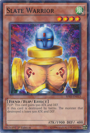 Slate Warrior [BP03-EN013] Shatterfoil Rare | L.A. Mood Comics and Games