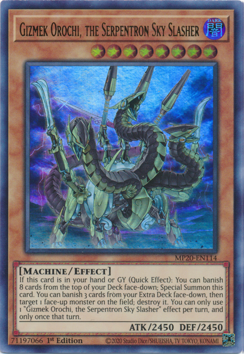 Gizmek Orochi, the Serpentron Sky Slasher [MP20-EN114] Ultra Rare | L.A. Mood Comics and Games