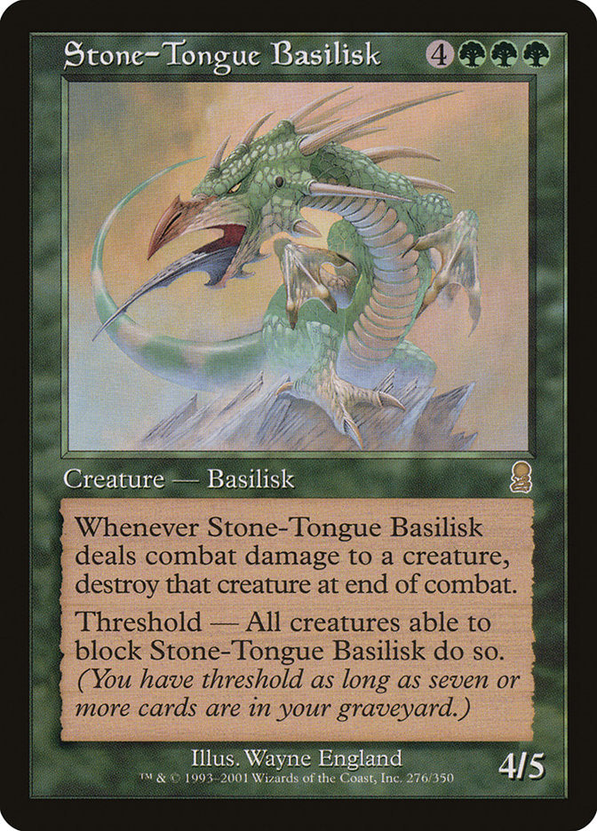 Stone-Tongue Basilisk [Odyssey] | L.A. Mood Comics and Games