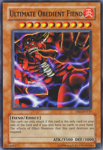 Ultimate Obedient Fiend [DR1-EN137] Common | L.A. Mood Comics and Games