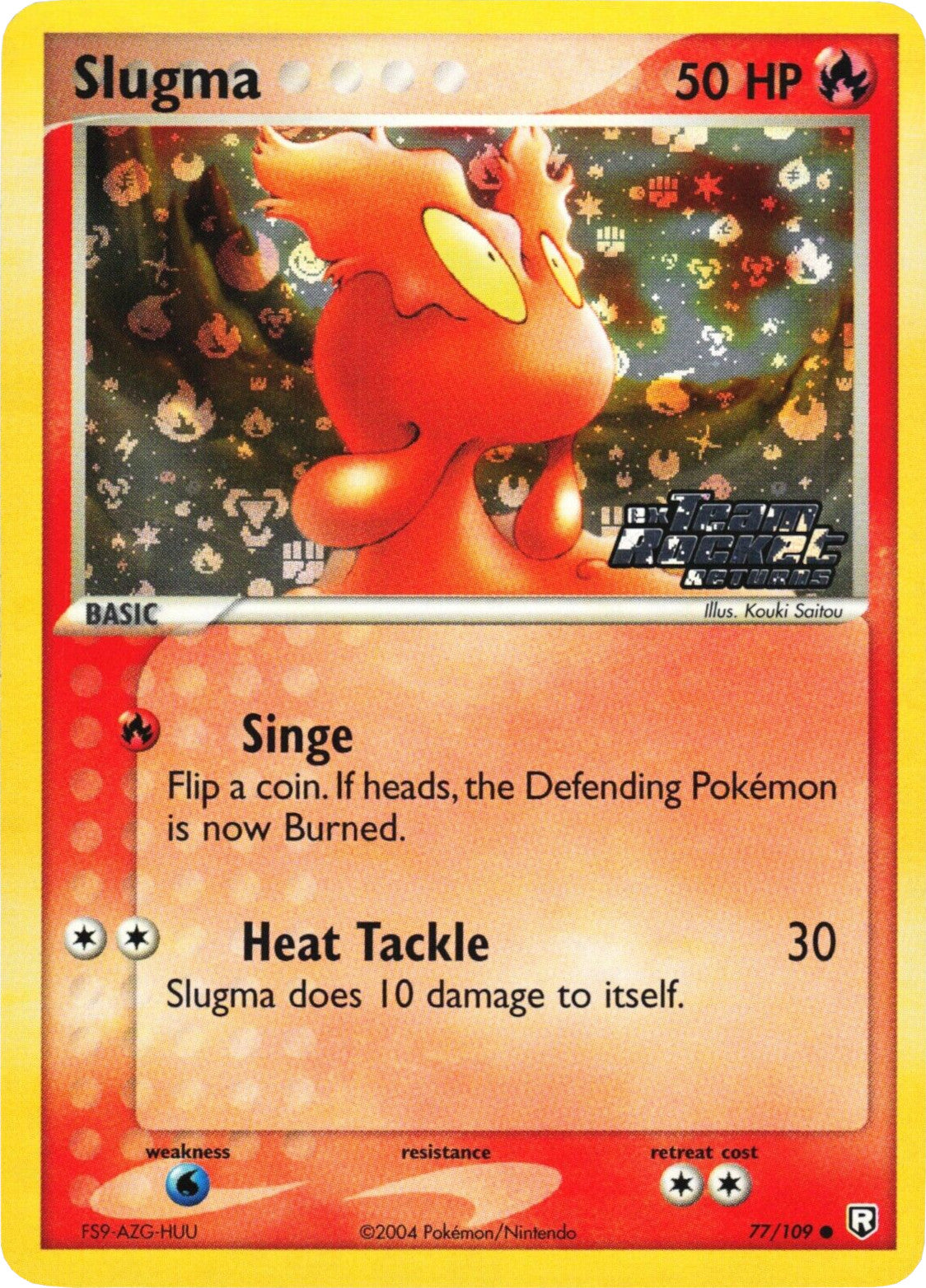 Slugma (77/109) (Stamped) [EX: Team Rocket Returns] | L.A. Mood Comics and Games