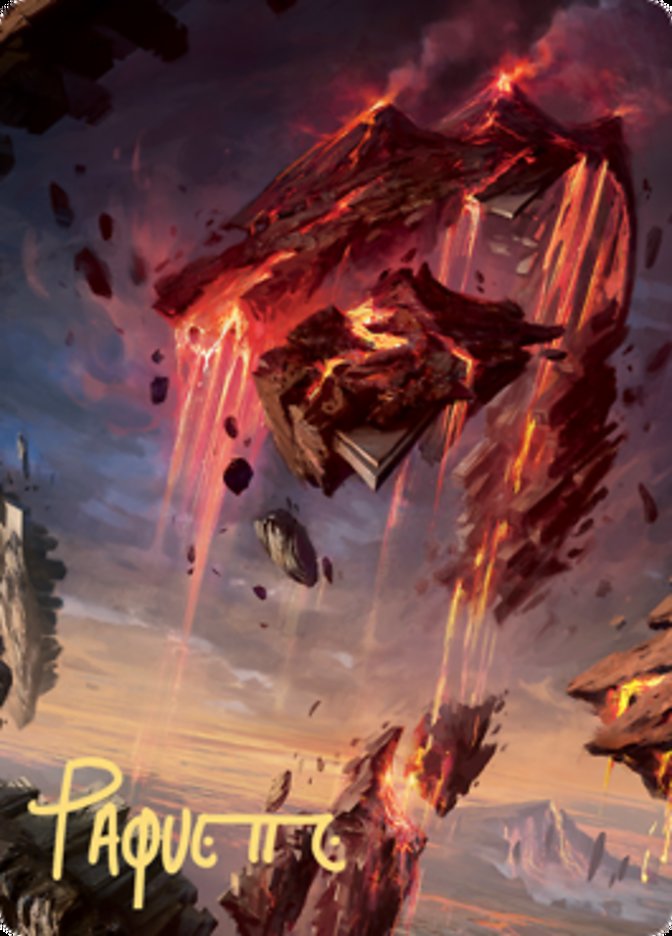 Mountain 2 Art Card (Gold-Stamped Signature) [Zendikar Rising Art Series] | L.A. Mood Comics and Games