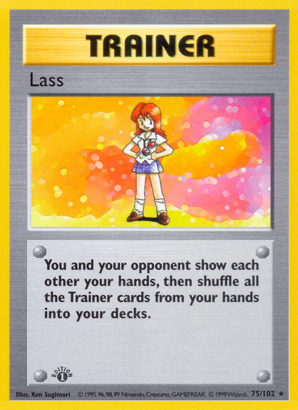 Lass (75/102) (Shadowless) [Base Set 1st Edition] | L.A. Mood Comics and Games