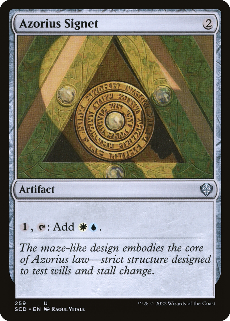 Azorius Signet [Starter Commander Decks] | L.A. Mood Comics and Games