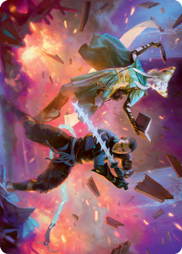 Explosive Entry Art Card [Kamigawa: Neon Dynasty Art Series] | L.A. Mood Comics and Games