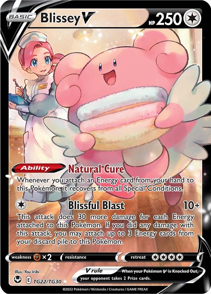 Blissey V (TG22/TG30) [Sword & Shield: Silver Tempest] | L.A. Mood Comics and Games