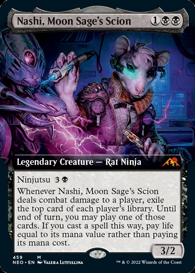 Nashi, Moon Sage's Scion (Extended Art) [Kamigawa: Neon Dynasty] | L.A. Mood Comics and Games