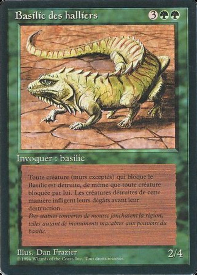 Thicket Basilisk [Foreign Black Border] | L.A. Mood Comics and Games