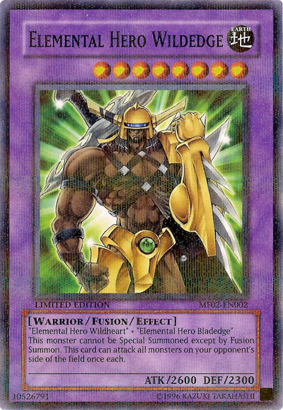 Elemental Hero Wildedge [MF02-EN002] Rare | L.A. Mood Comics and Games